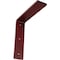 Ekena Millwork Hamilton Steel Bracket, Hammered Bright Red 2"W x 8"D x 8"H BKTM02X08X08HAHRE - alternate 1